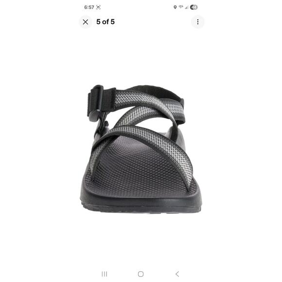 Chaco Z Classic Strappy Sandals Men\'s Sz 11 Black Gray (NWOB) J105961 main image 5
